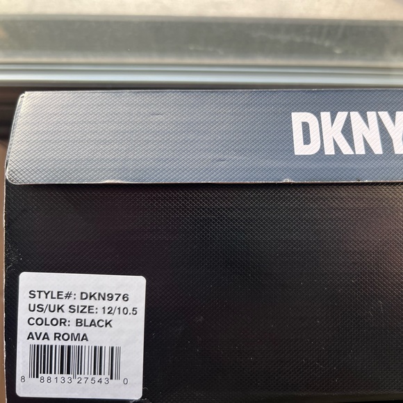 Dkny Little Girls Elastic Logo Strap Moto Boots - Black - Picture 1 of 7
